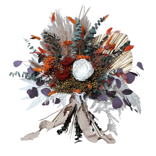 Pampas grass bouquet, terracotta large vase bouquet